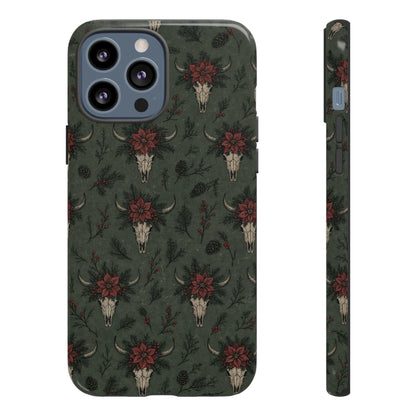 Inked Christmas Skull Tough Case
