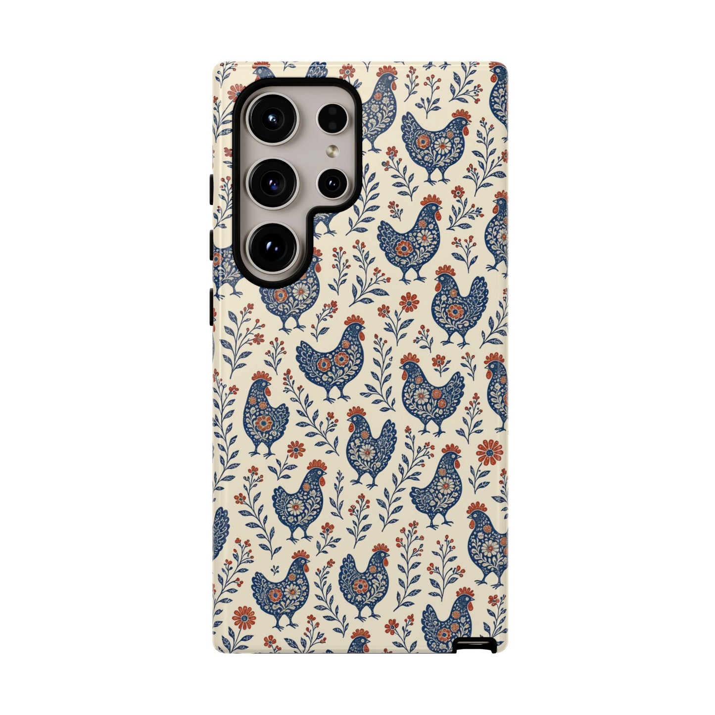 Folk Hens Tough Case