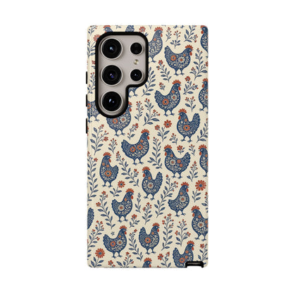 Folk Hens Tough Case