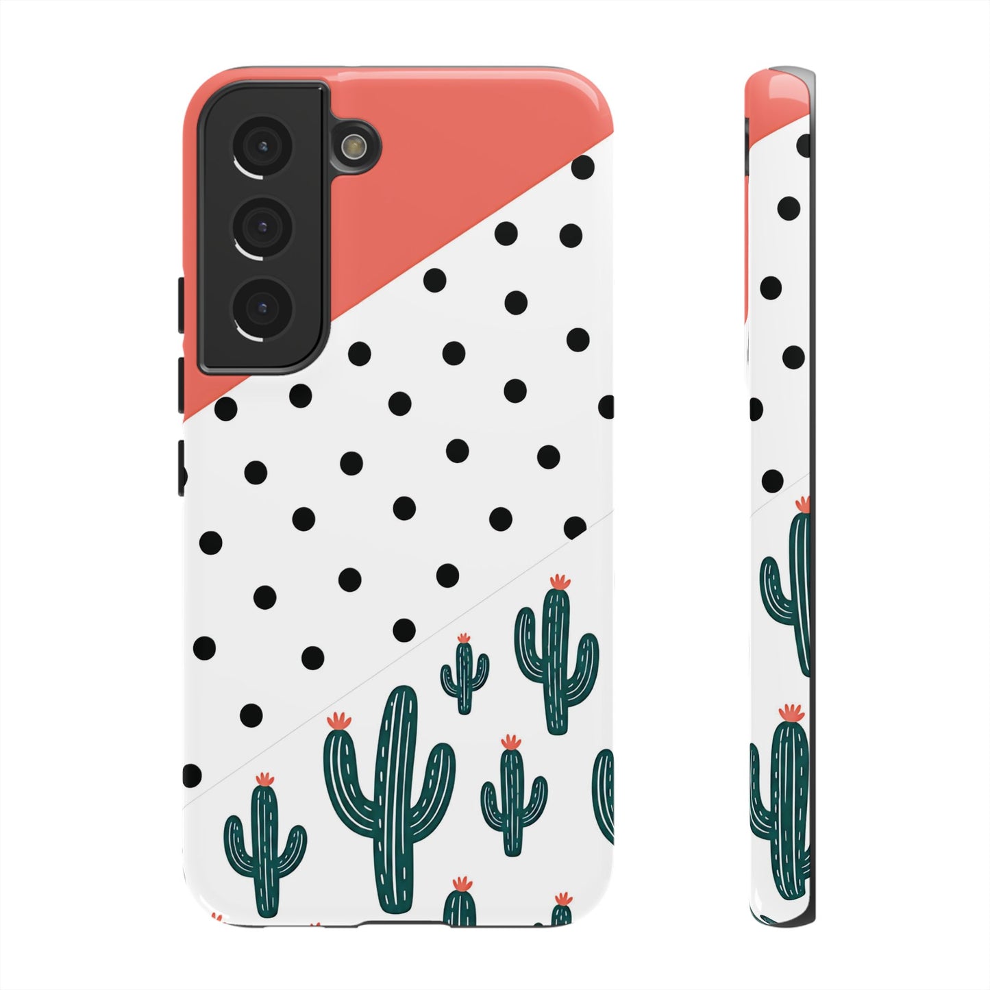 Polka Dot Cactus Tough Case