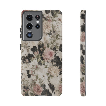 Floral Cowhide Tough Case