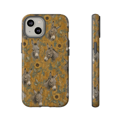 Donkey Sunflower Tough Case