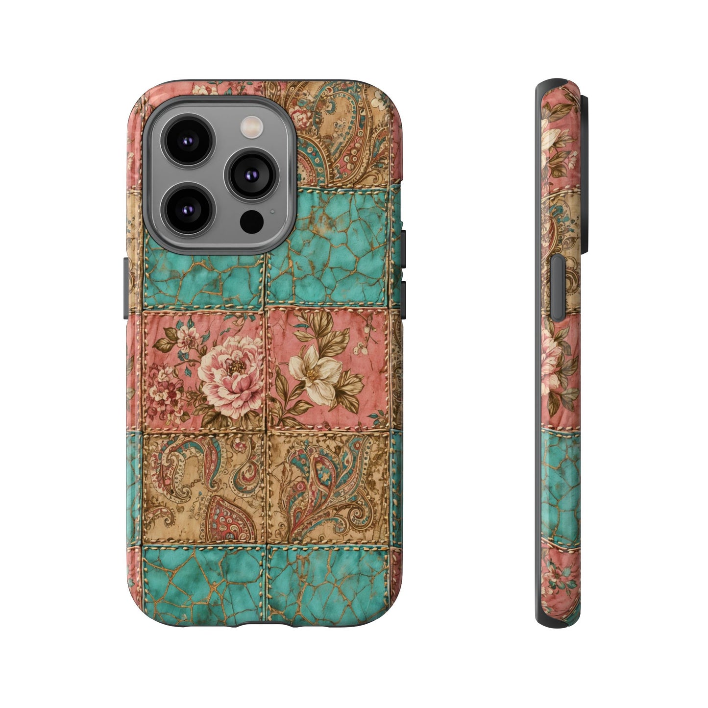 Turquoise Paisley Tough Case
