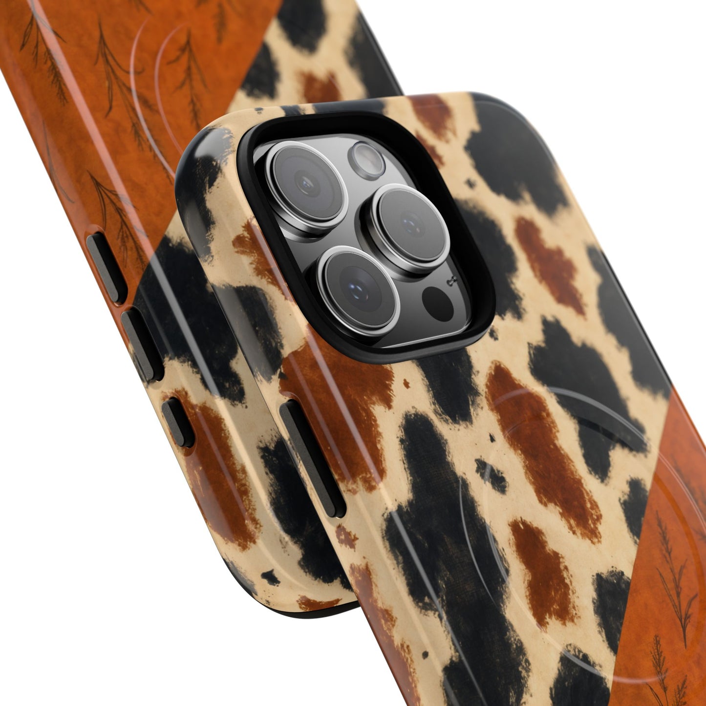 Harvest Cowhide Swaths Magnetic Case