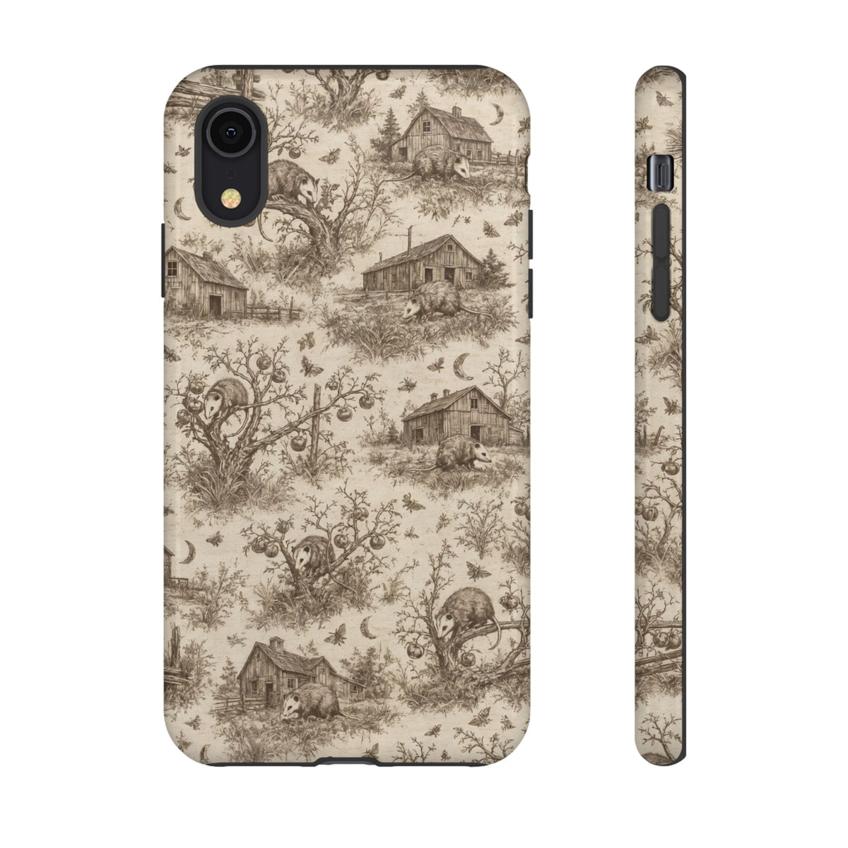 Opossum Toile Tough Case