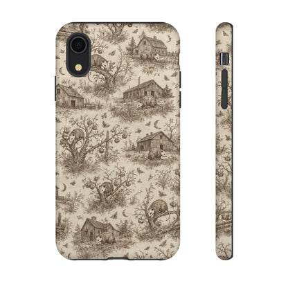 Opossum Toile Tough Case
