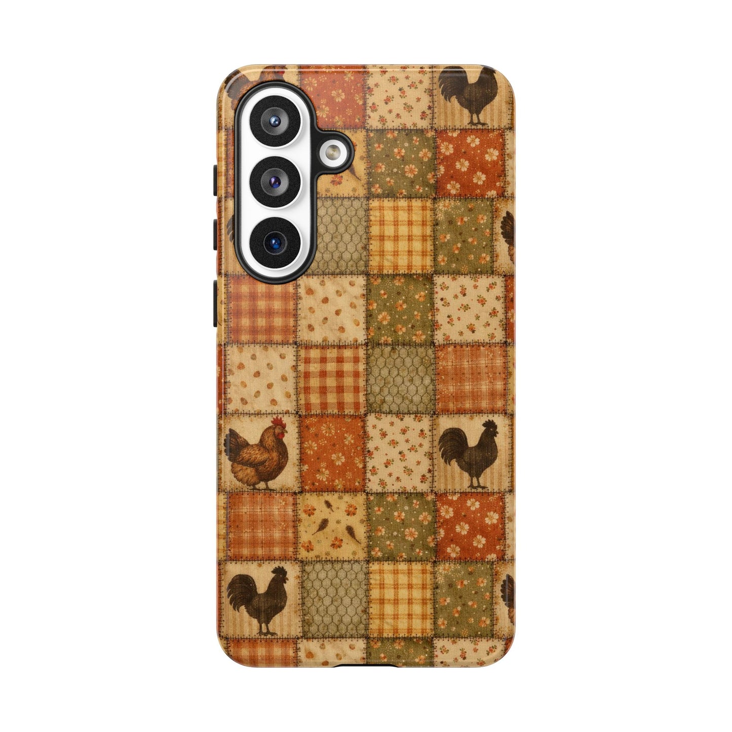 Chickens Patchwork Tough Case