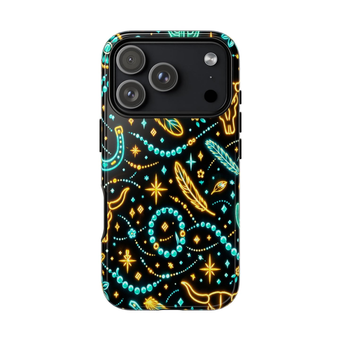 Neon Turquoise Tough Case