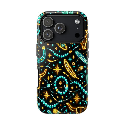 Neon Turquoise Tough Case