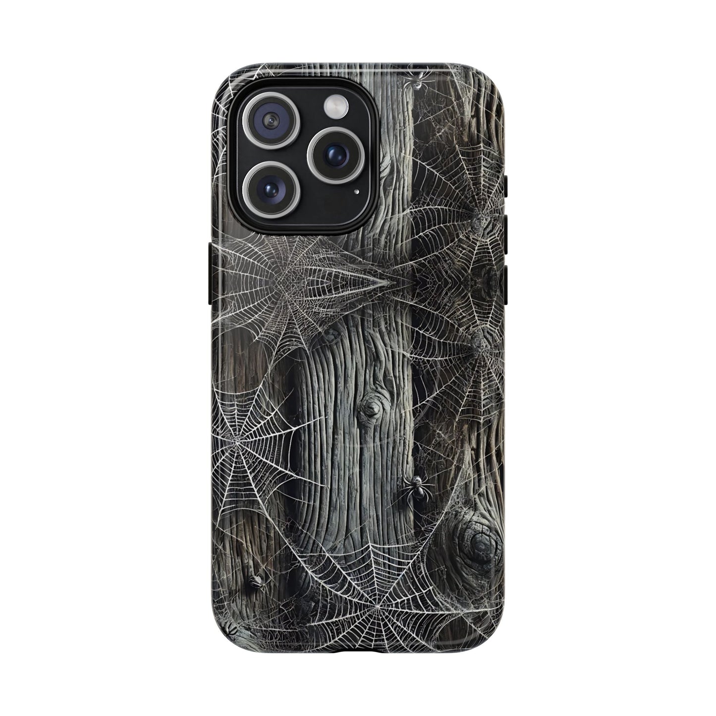 Spiderwebs Barnwood Magnetic Case