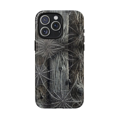 Spiderwebs Barnwood Magnetic Case