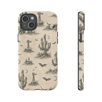 Spooky Desert Toile Tough Case