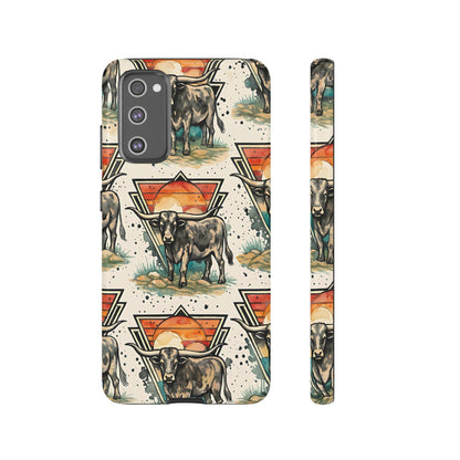 Retro Longhorn Tough Case