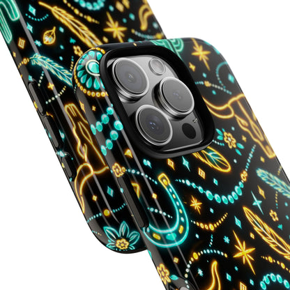 Neon Turquoise Tough Case