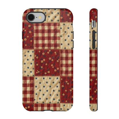 Gingham Stars Tough Case