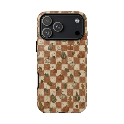 Pumpkin Checker Tough Case