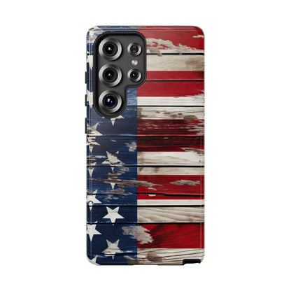 Wood Stars Stripes Tough Case