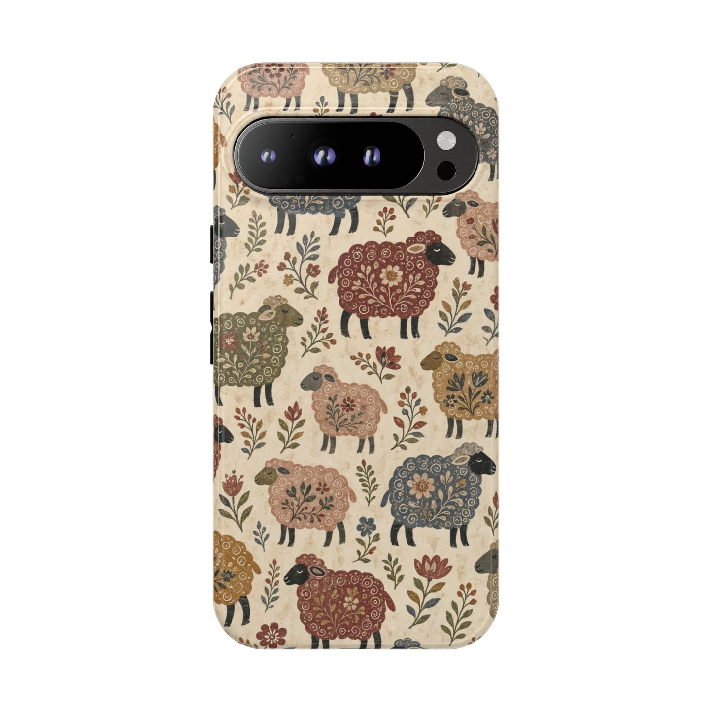 Folk Sheep Tough Case