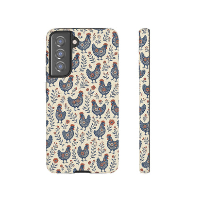 Folk Hens Tough Case