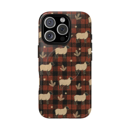 Plaid Sheep Magnetic Case