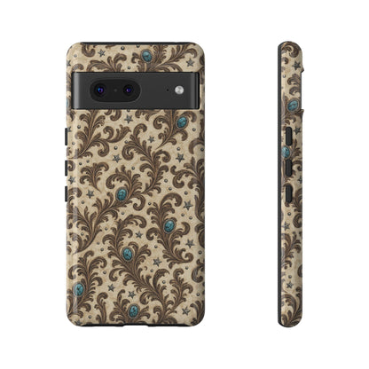 Turquoise Plume Tough Case