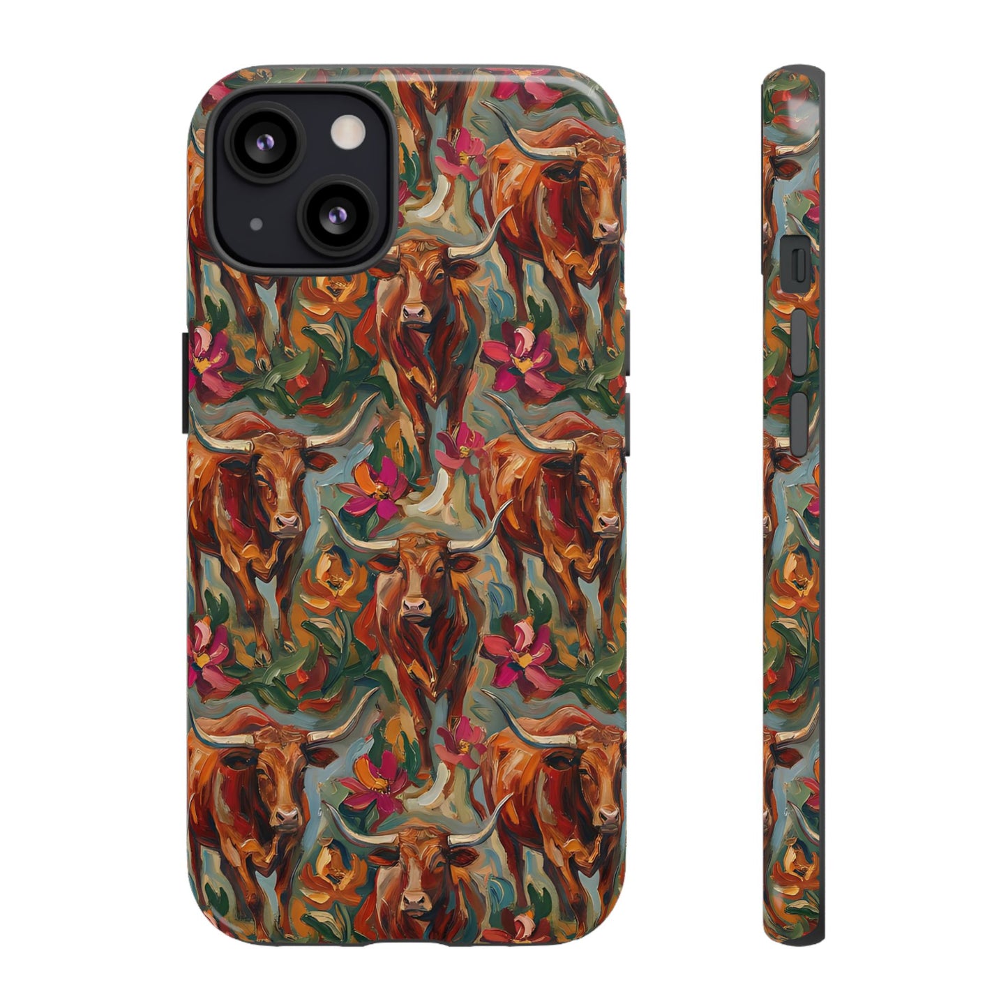 Painted Longhorns Tough Case
