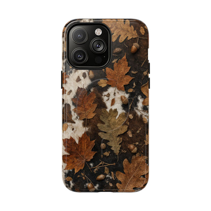 Cowhide Oak Magnetic Case