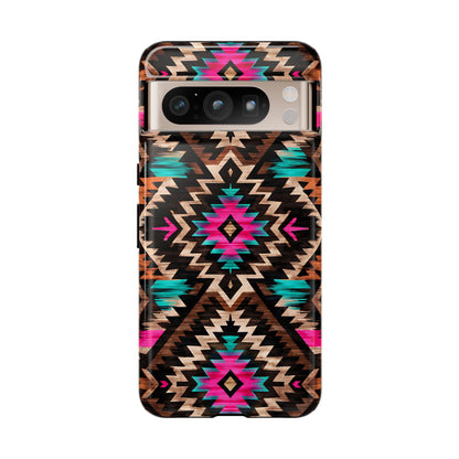Neon Aztec Rug Tough Case