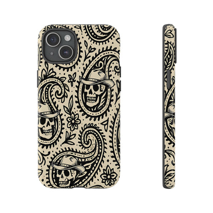 Cowboy Skull Paisley Tough Case