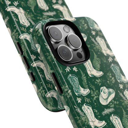 Green Boots Tough Phone Case