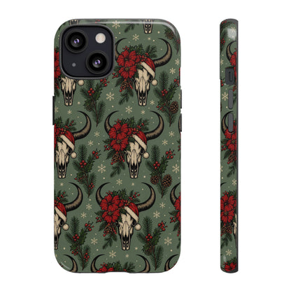 Santa Bull Skulls Tough Case