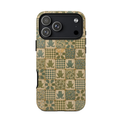 Frog Quilt Tough Case