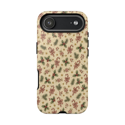 Candy Cane Gingham Tough Case