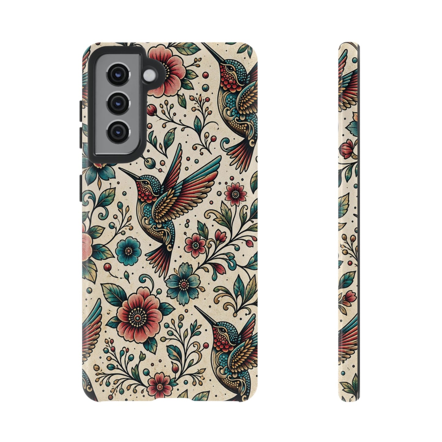 Retro Hummingbird Tough Case