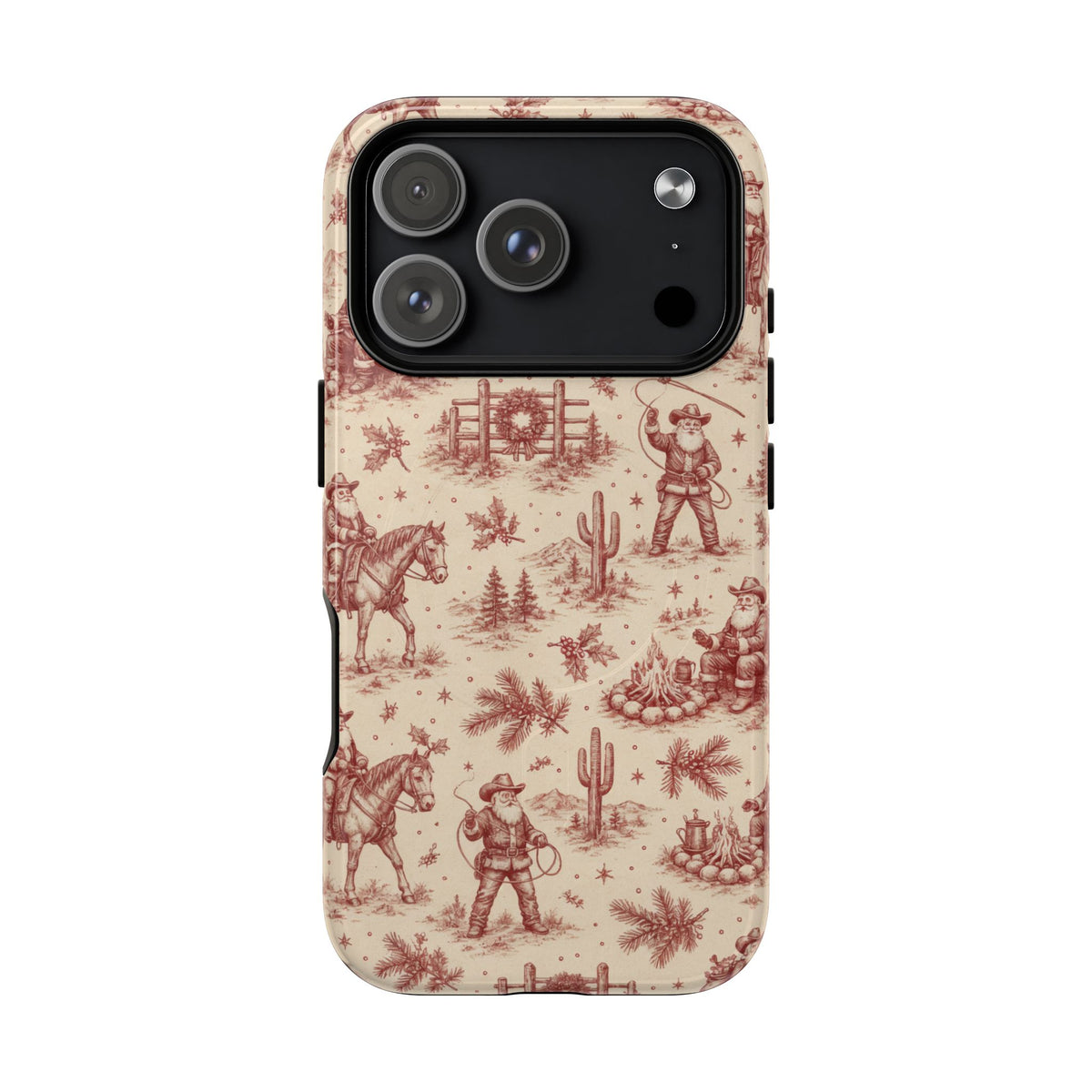 Cowboy Santa Toile Magnetic Case
