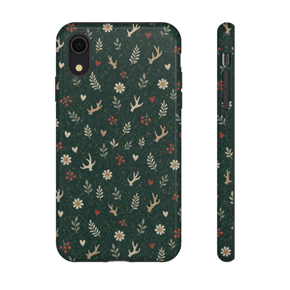 Antler Daisies Evergreen Tough Case