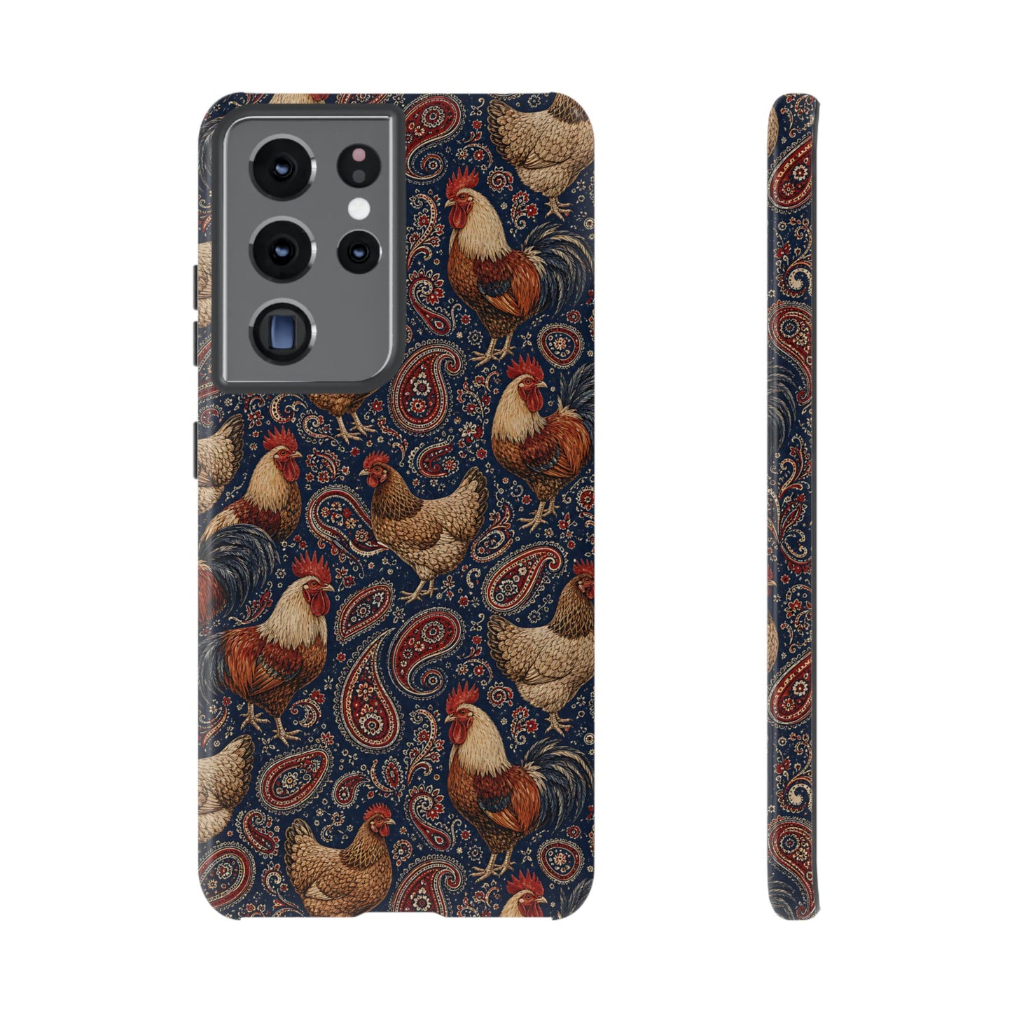 Patriotic Paisley Chickens Tough Case