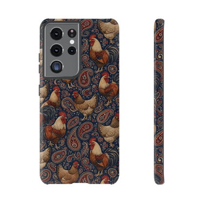 Patriotic Paisley Chickens Tough Case