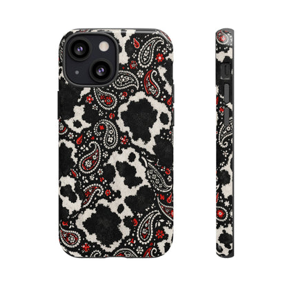 Paisley Cowhide Tough Case