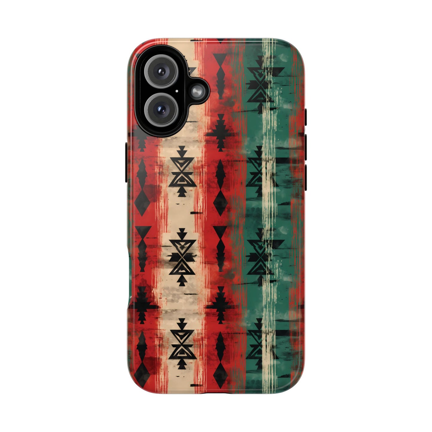 Christmas Grunge Aztec Tough Phone Case