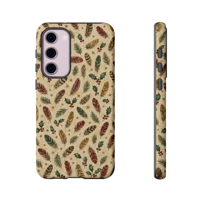 Christmas Feathers Tough Case