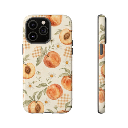 Peachy Gingham Tough Case