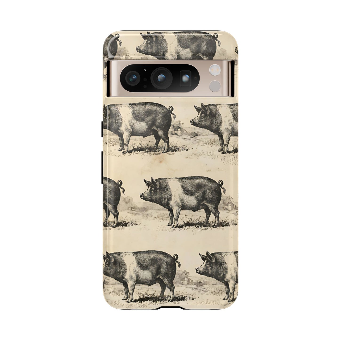 Vintage Pigs Tough Case