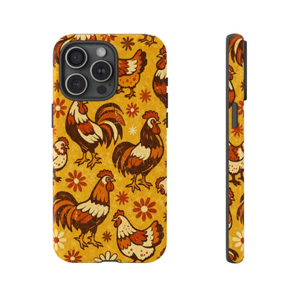 Retro Chickens Tough Case