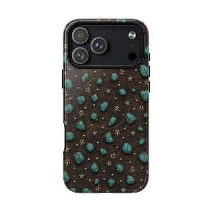 Turquoise Nuggets Magnetic Case
