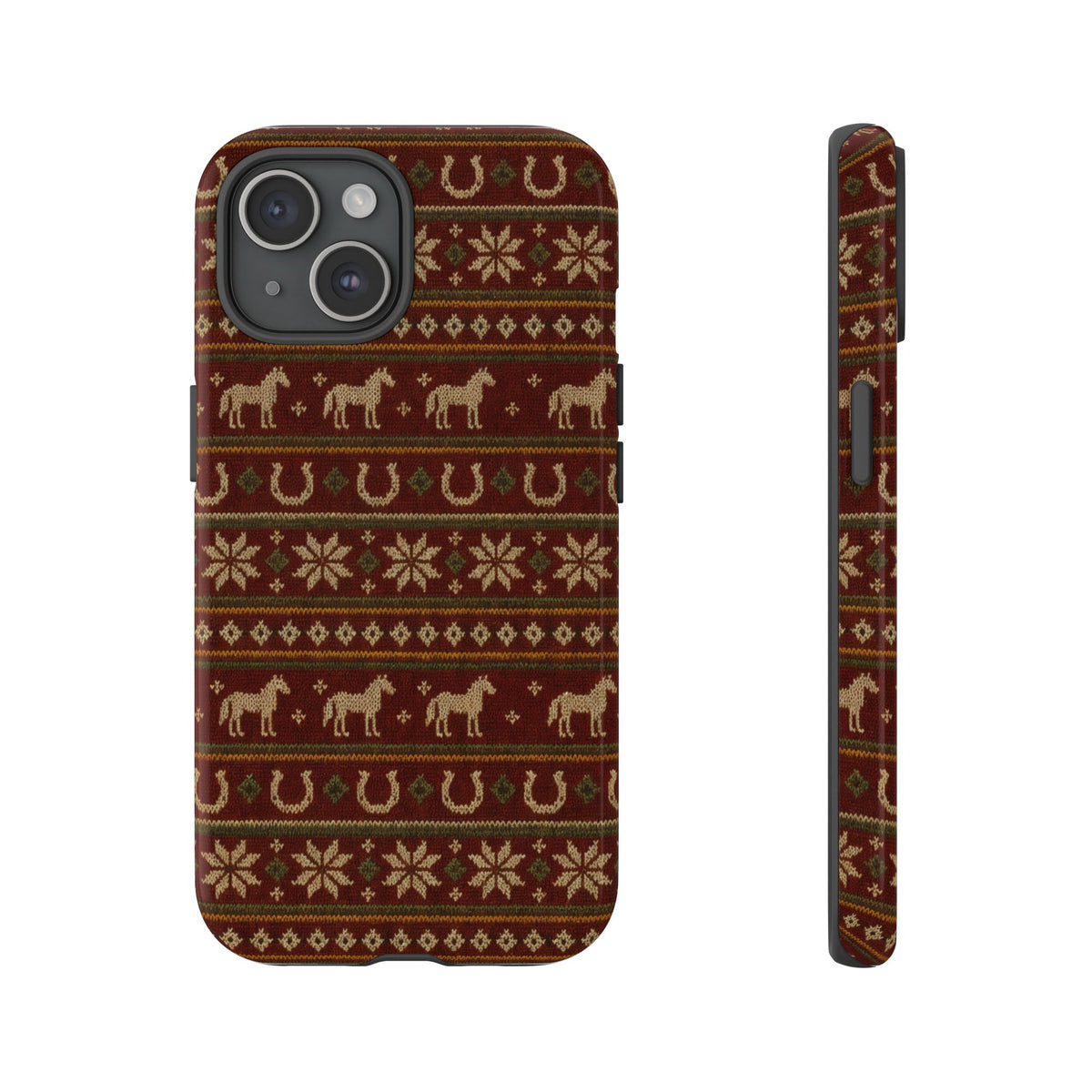 Fair Isle Horses Tough Case