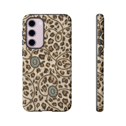 Leopard Rope Conchos Tough Case