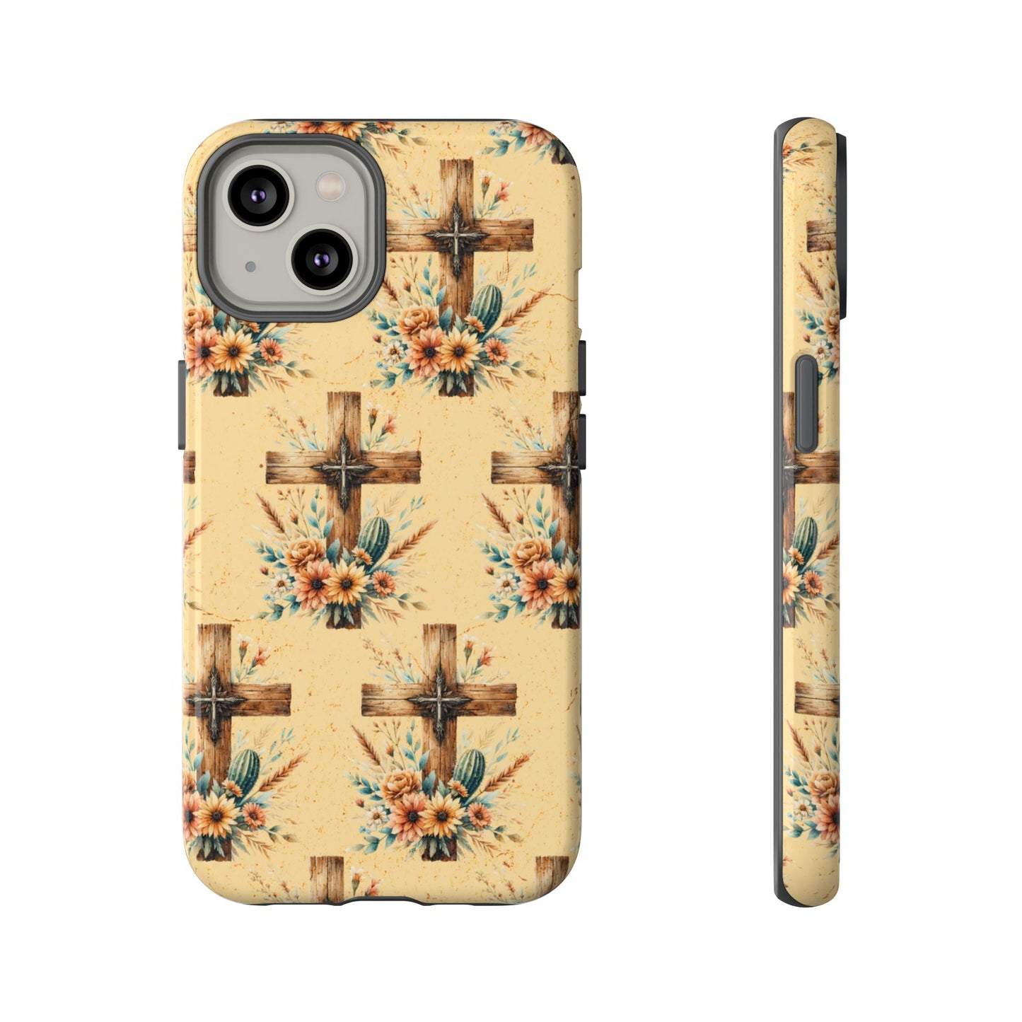 Floral Crosses Tough Case