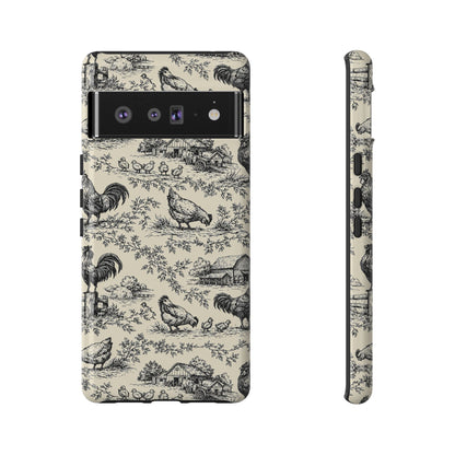 Toile Chickens Tough Case