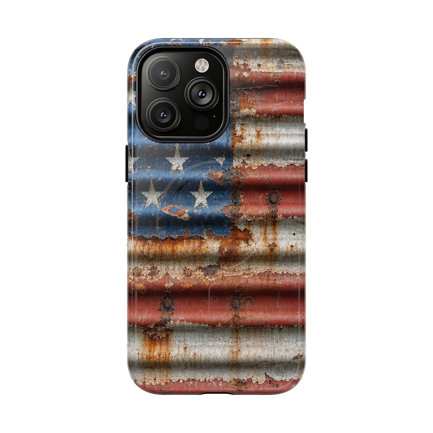 Rustic Flag Magnetic Case